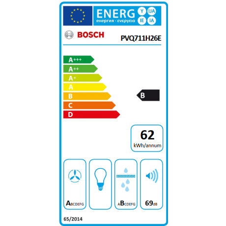 BOSCH PVQ711H26E Επαγωγική Εστία με ενσωματωμένο απορροφητήρα 70 cm BOSCH PVQ711H26E Επαγωγική Εστία με ενσωματωμένο απορροφητήρα 70 cm